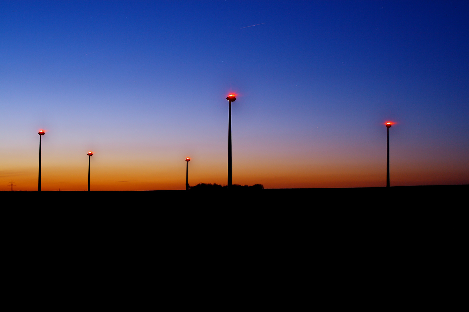 Sonnenuntergang Steine a.d. Grenz