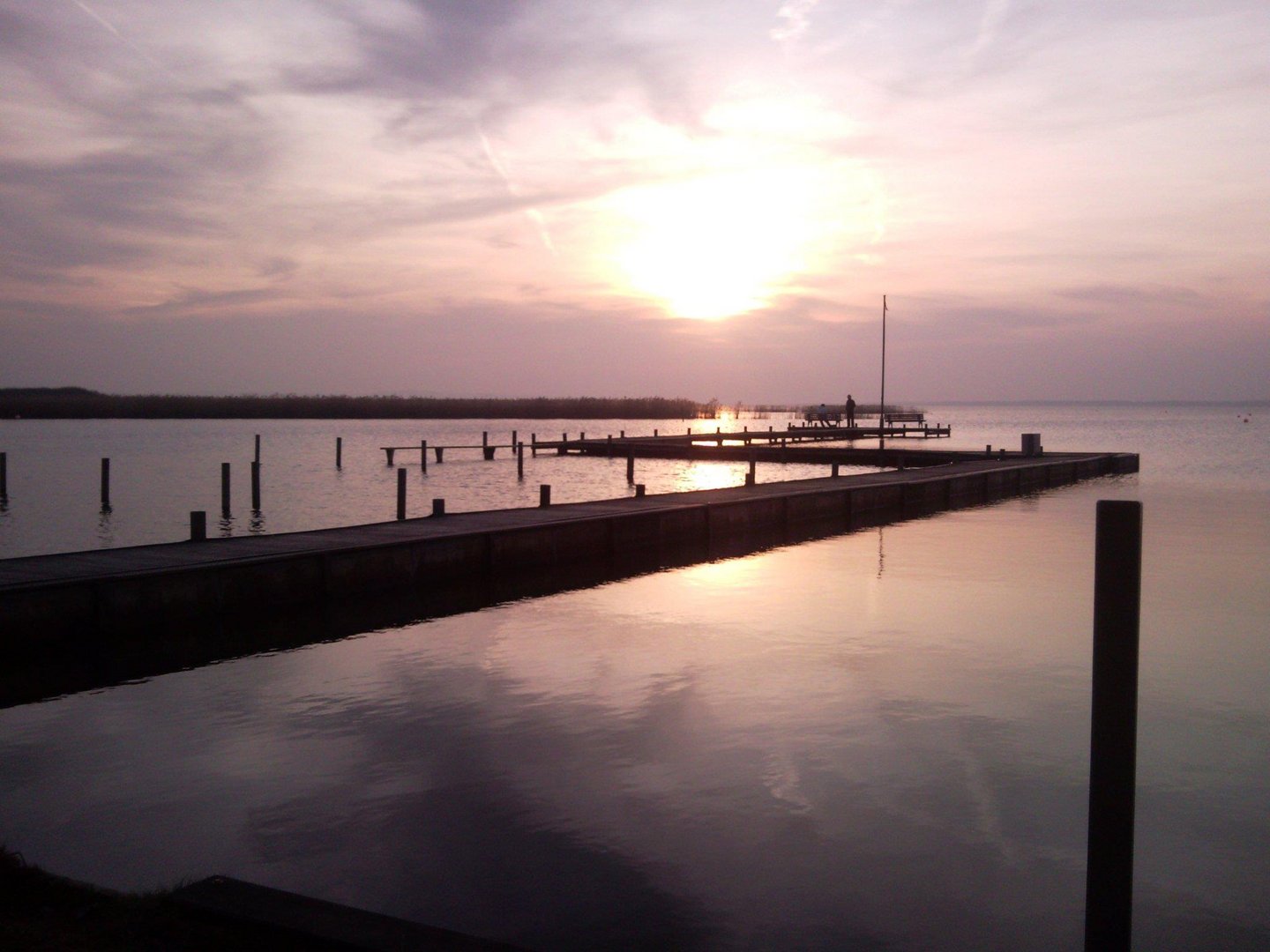 Sonnenuntergang Steinhuder Meer 