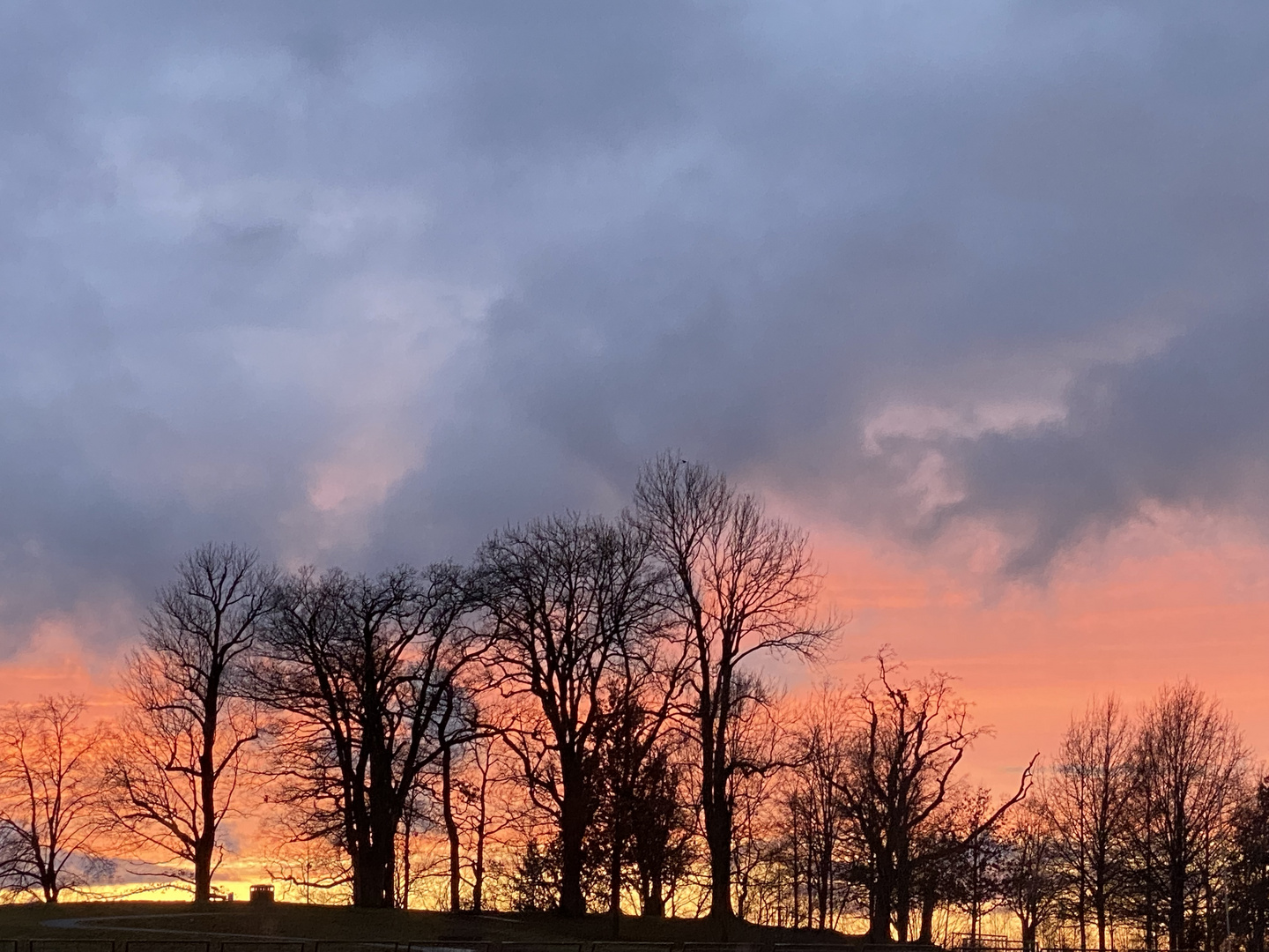 Sonnenuntergang-Stimmung