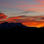 Sonnenuntergang Stoißer Alm