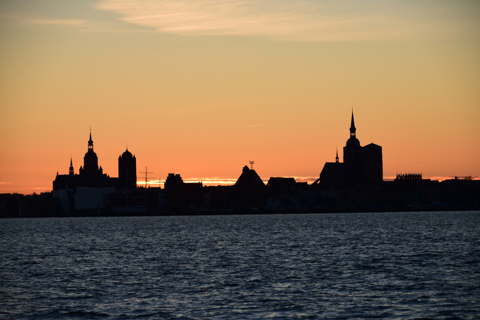 Sonnenuntergang Stralsund 2