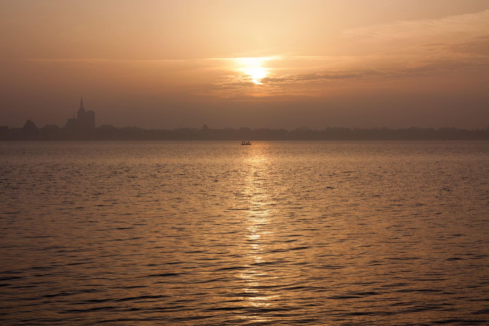 Sonnenuntergang Stralsund