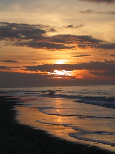 Sonnenuntergang Strand Amrum