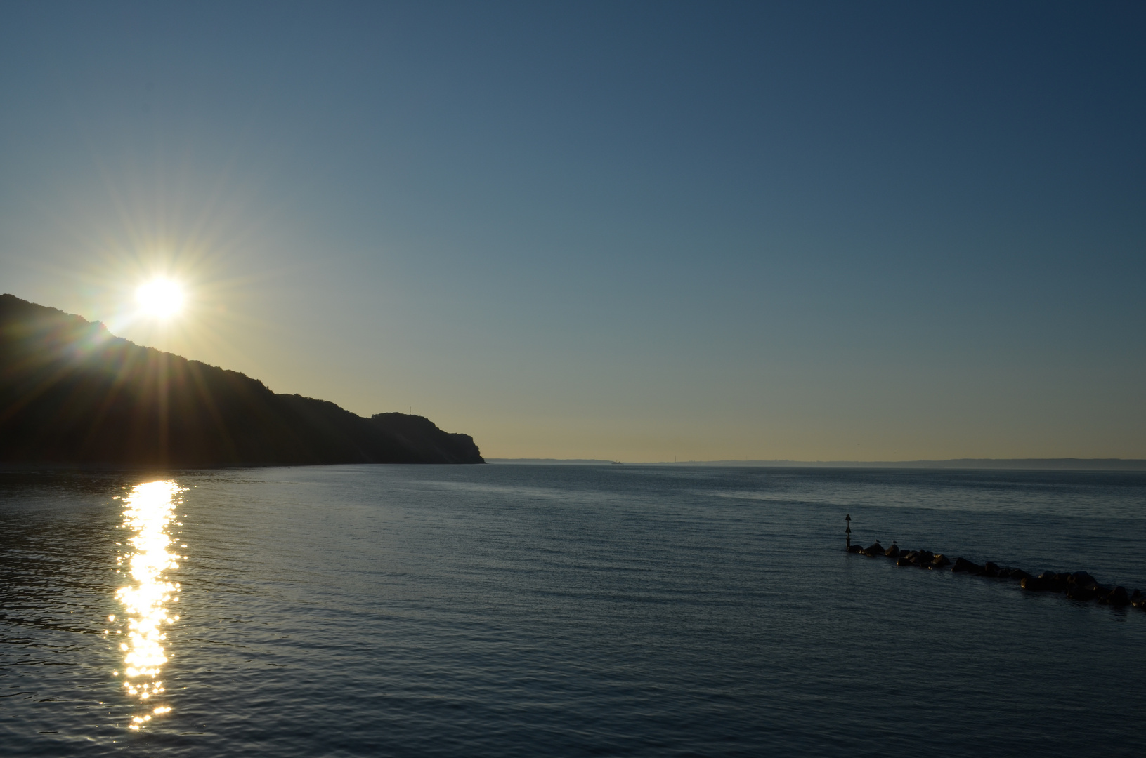 Sonnenuntergang Strand Ostseebad Sellin