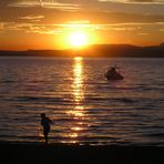 Sonnenuntergang - Sunset. Lago di Garda - Gardasee