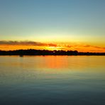 Sonnenuntergang, Sunset, puesta del sol, Achterwasser, Usedom 2