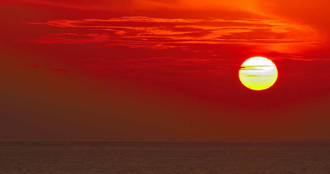 Sonnenuntergang, Sunset, Puesta del sol,  Costa de la Luz