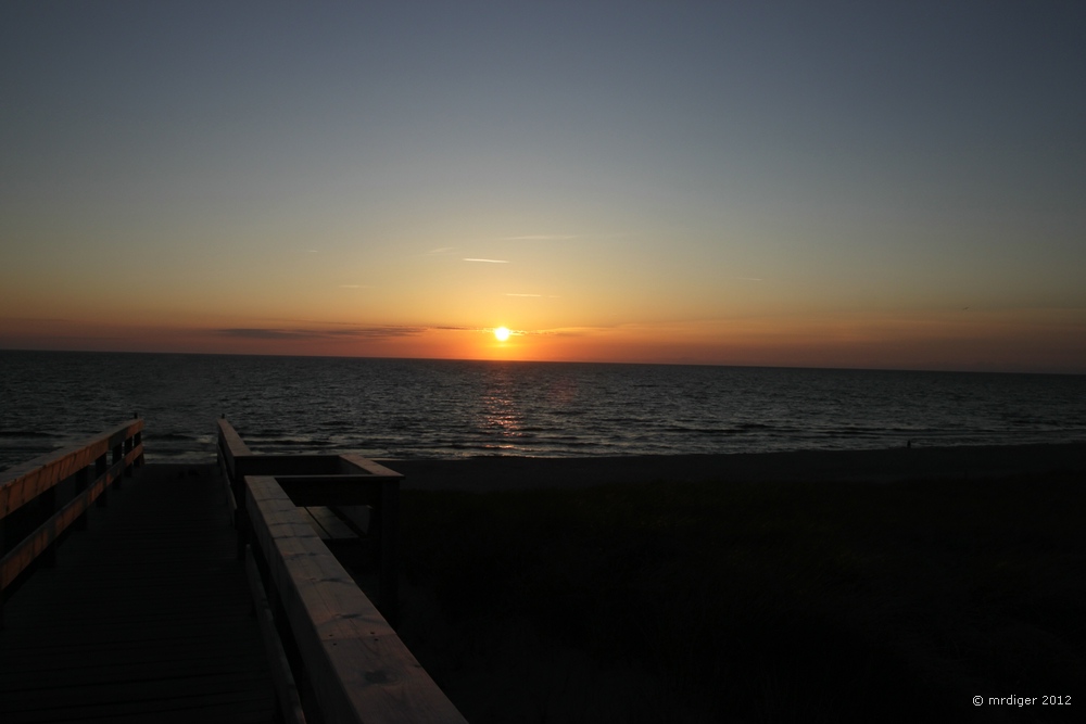 ...Sonnenuntergang Sylt 2012...