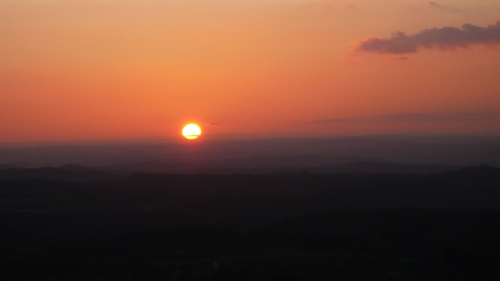 Sonnenuntergang Teck