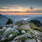 Sonnenuntergang Tegernsee von Bodenschneid