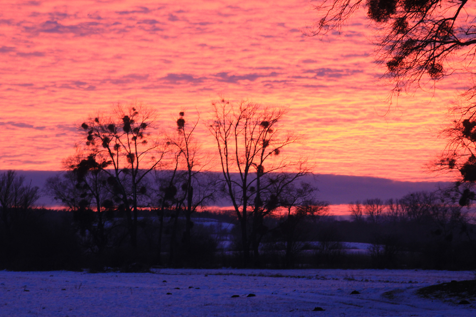 Sonnenuntergang Teschow