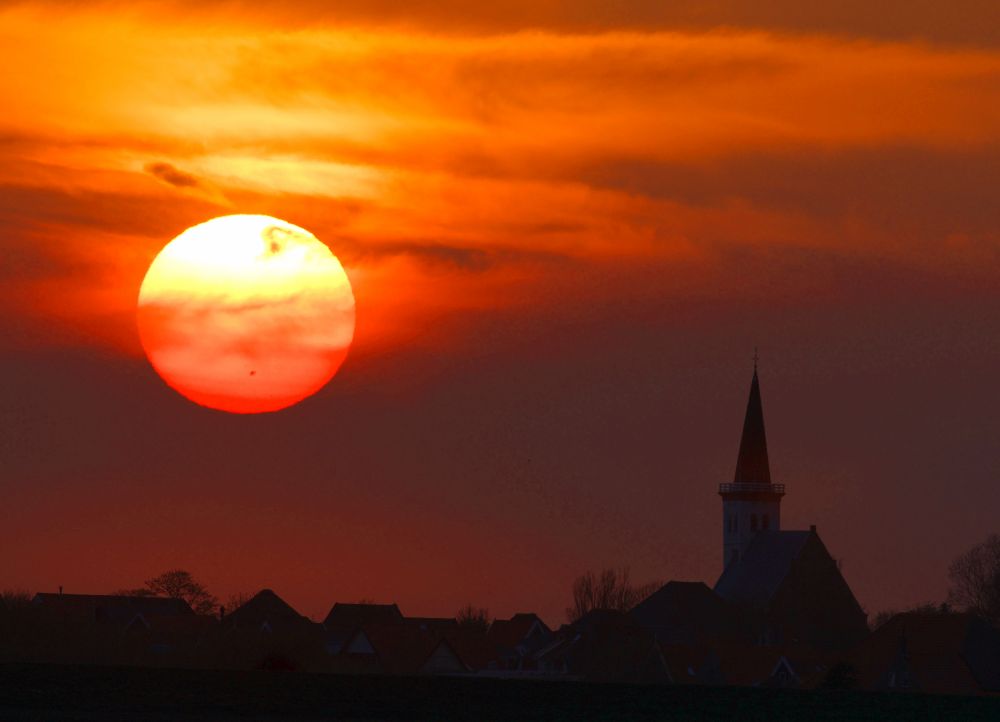 Sonnenuntergang, Texel, Den Hoorn