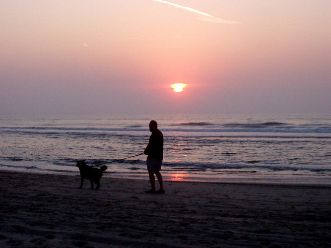 Sonnenuntergang Texel Sept 2003