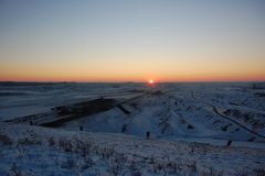 Sonnenuntergang Tgb. Schleenhain