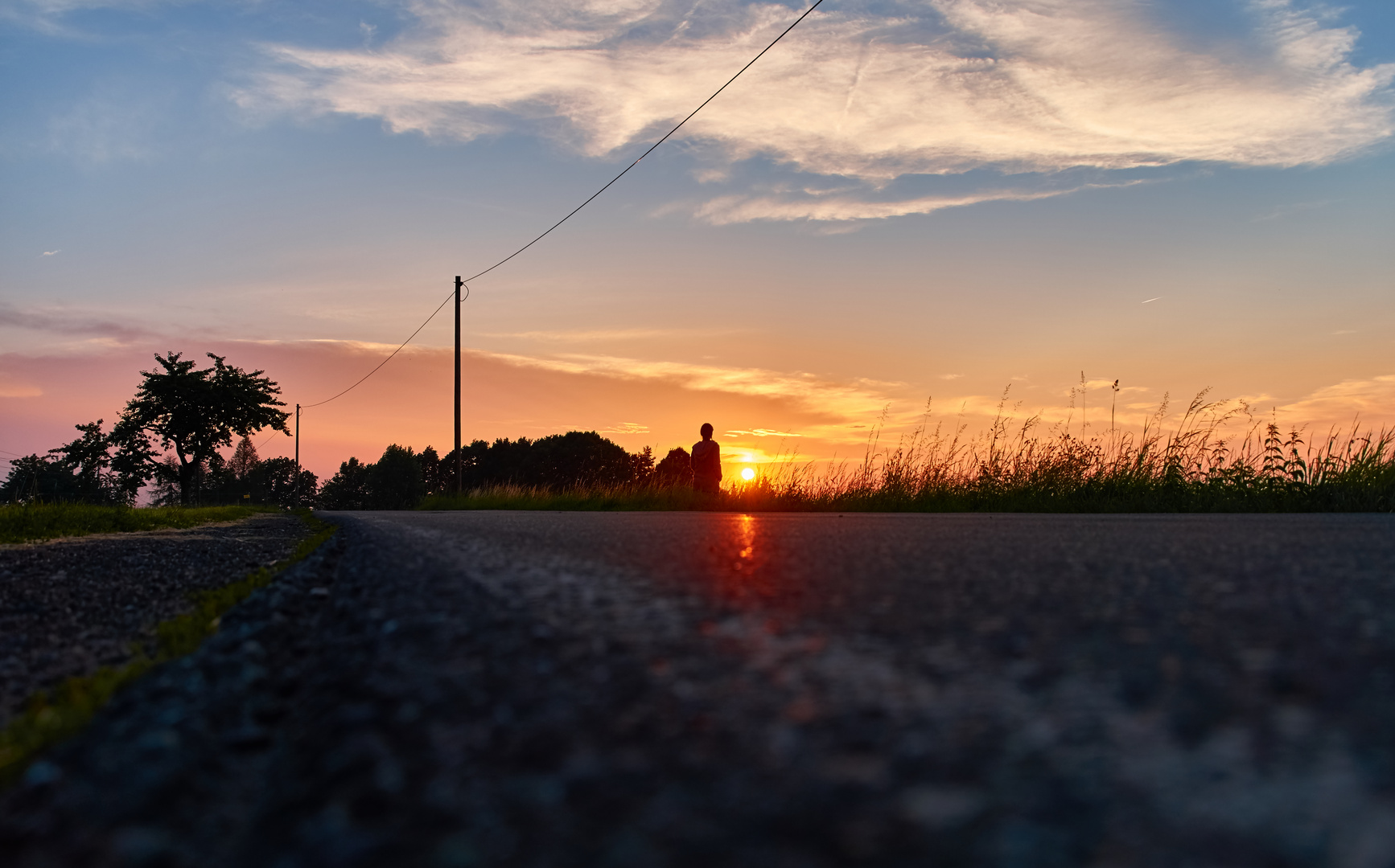 Sonnenuntergang Tharandt