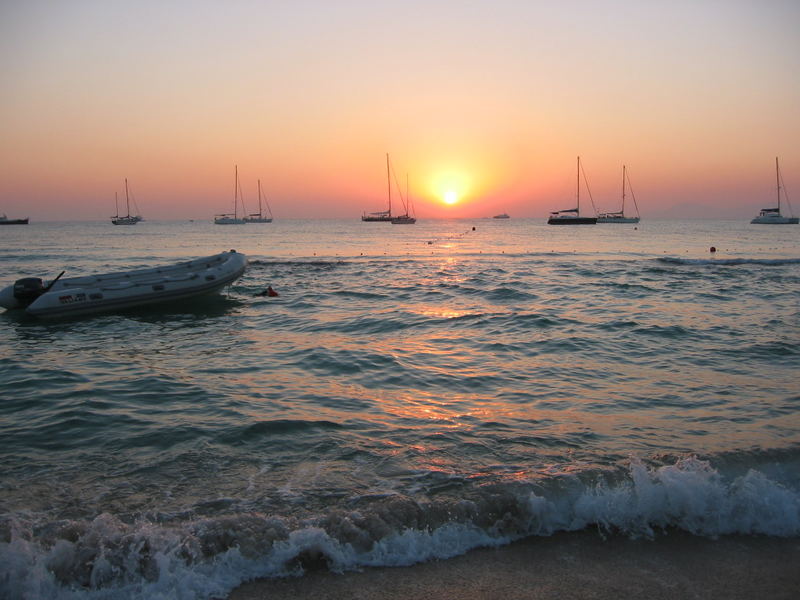 Sonnenuntergang Tiburon Formentera 2005