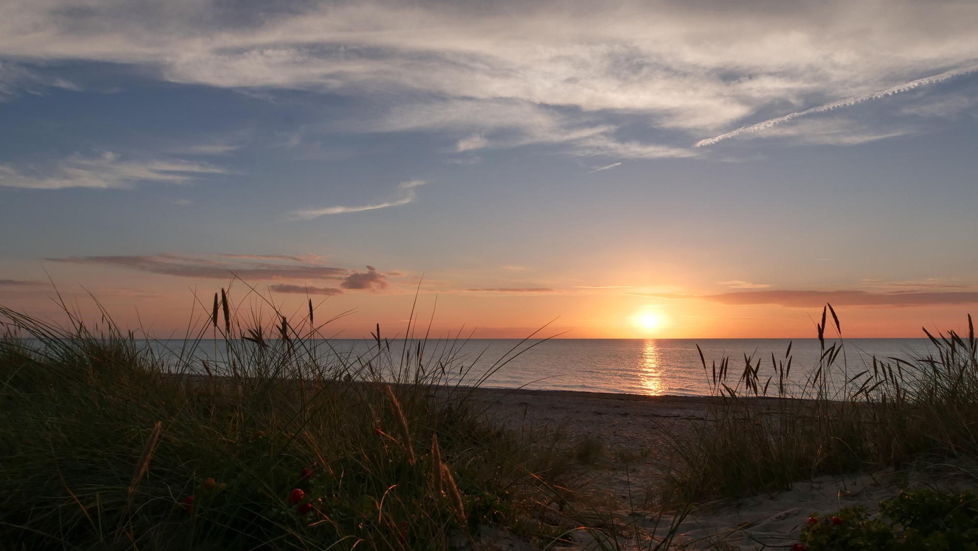 Sonnenuntergang Tisvildeleje 