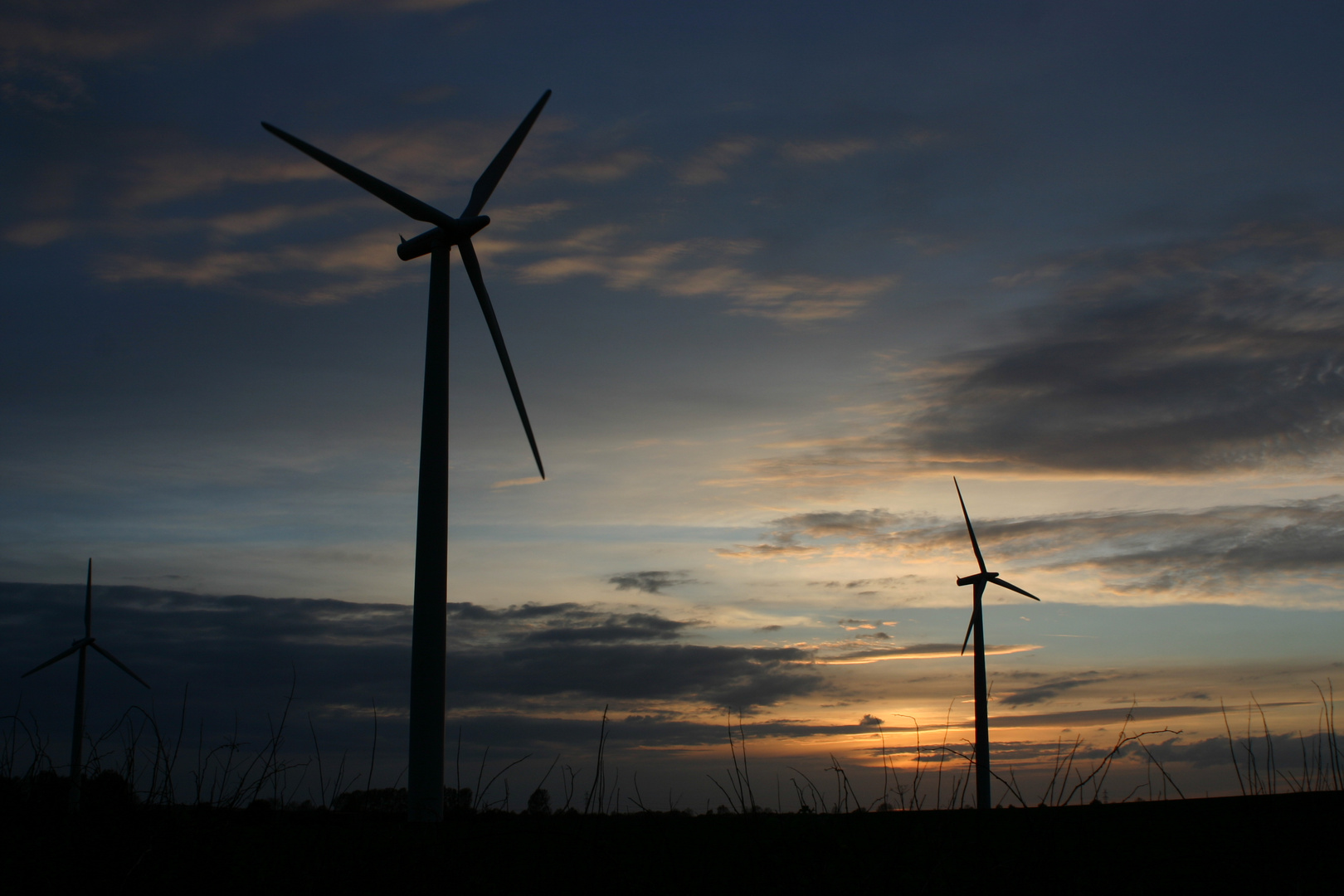 Sonnenuntergang trifft Technik