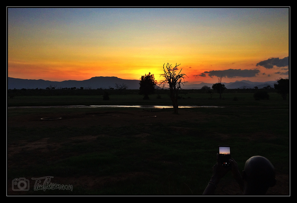 sonnenuntergang tsavo east