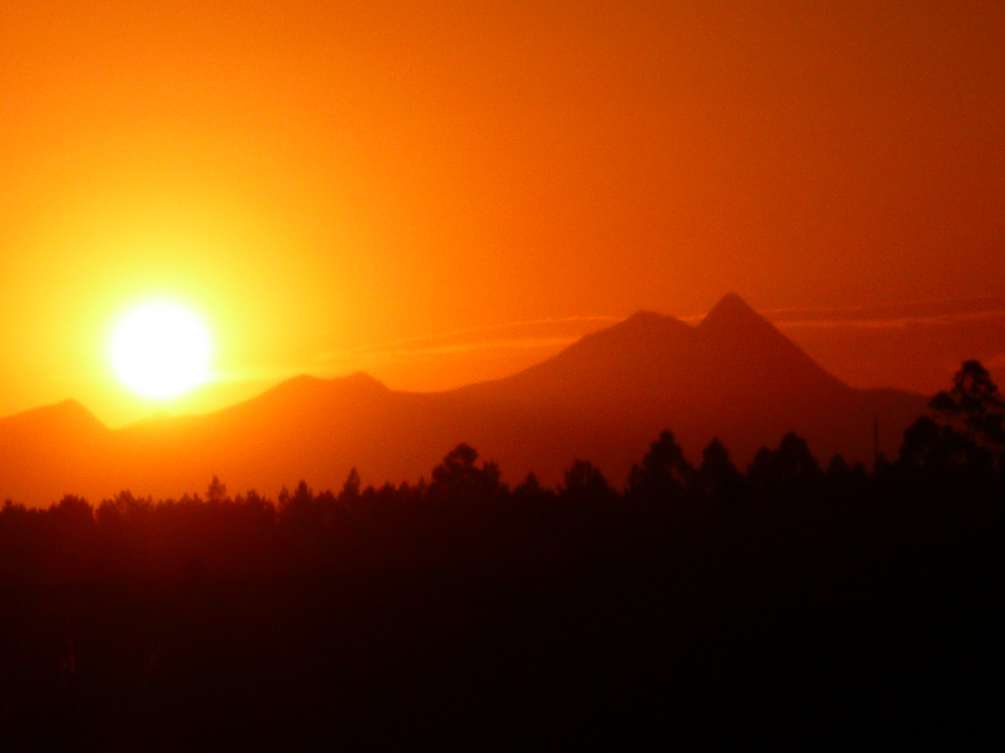 Sonnenuntergang Tsitsikamma Nationalpark Südafrika