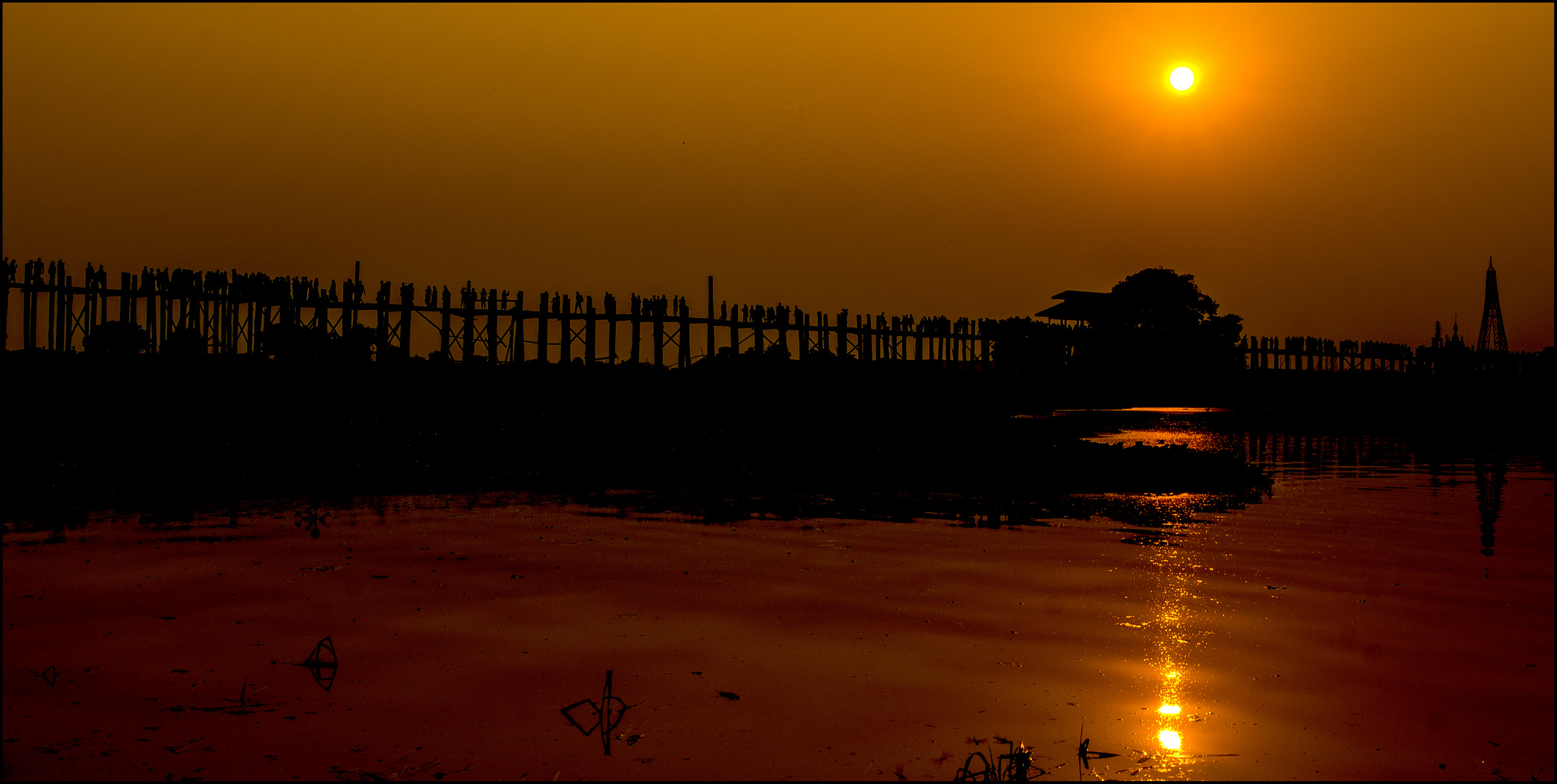 Sonnenuntergang U Bein Bridge