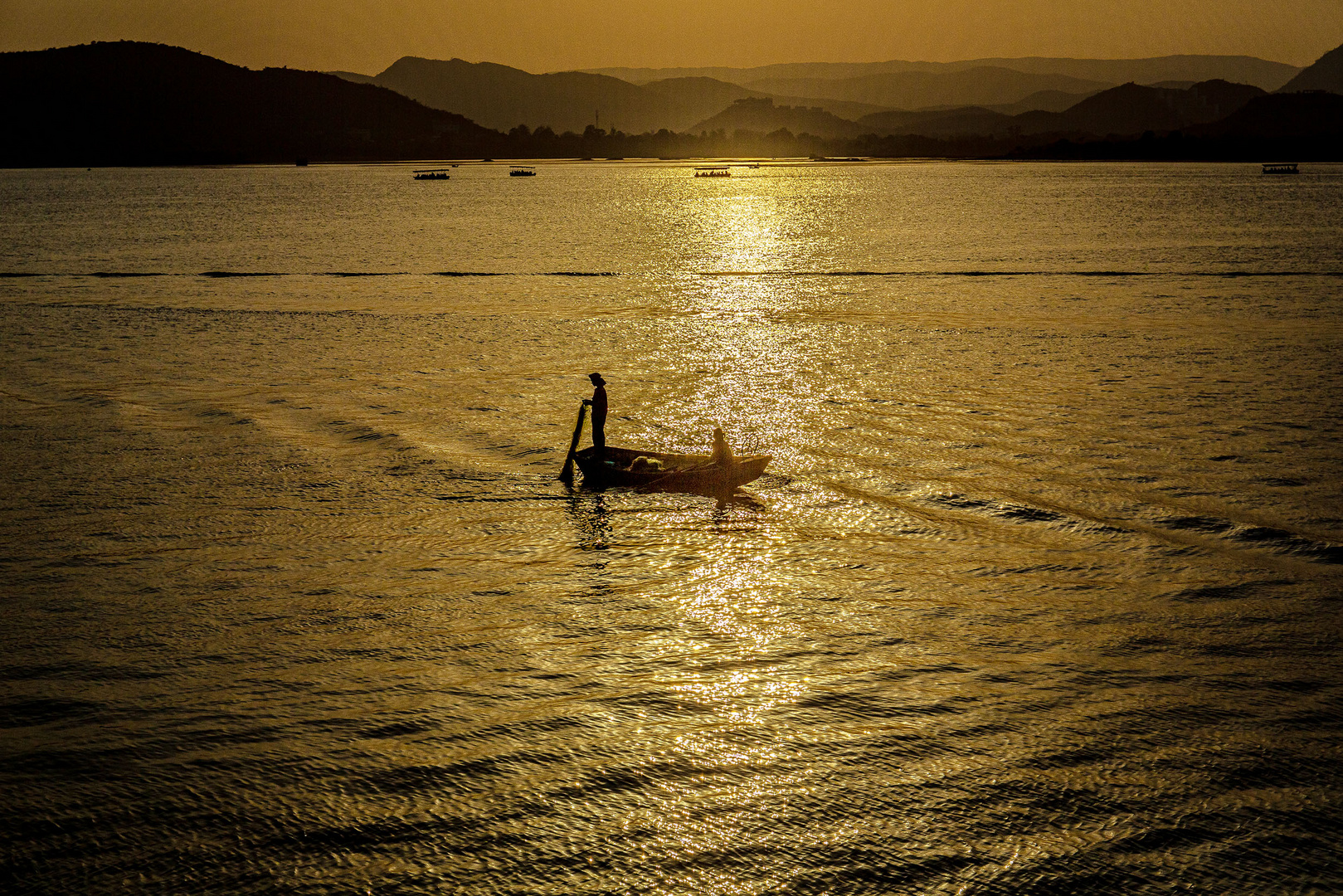 Sonnenuntergang Udaipur