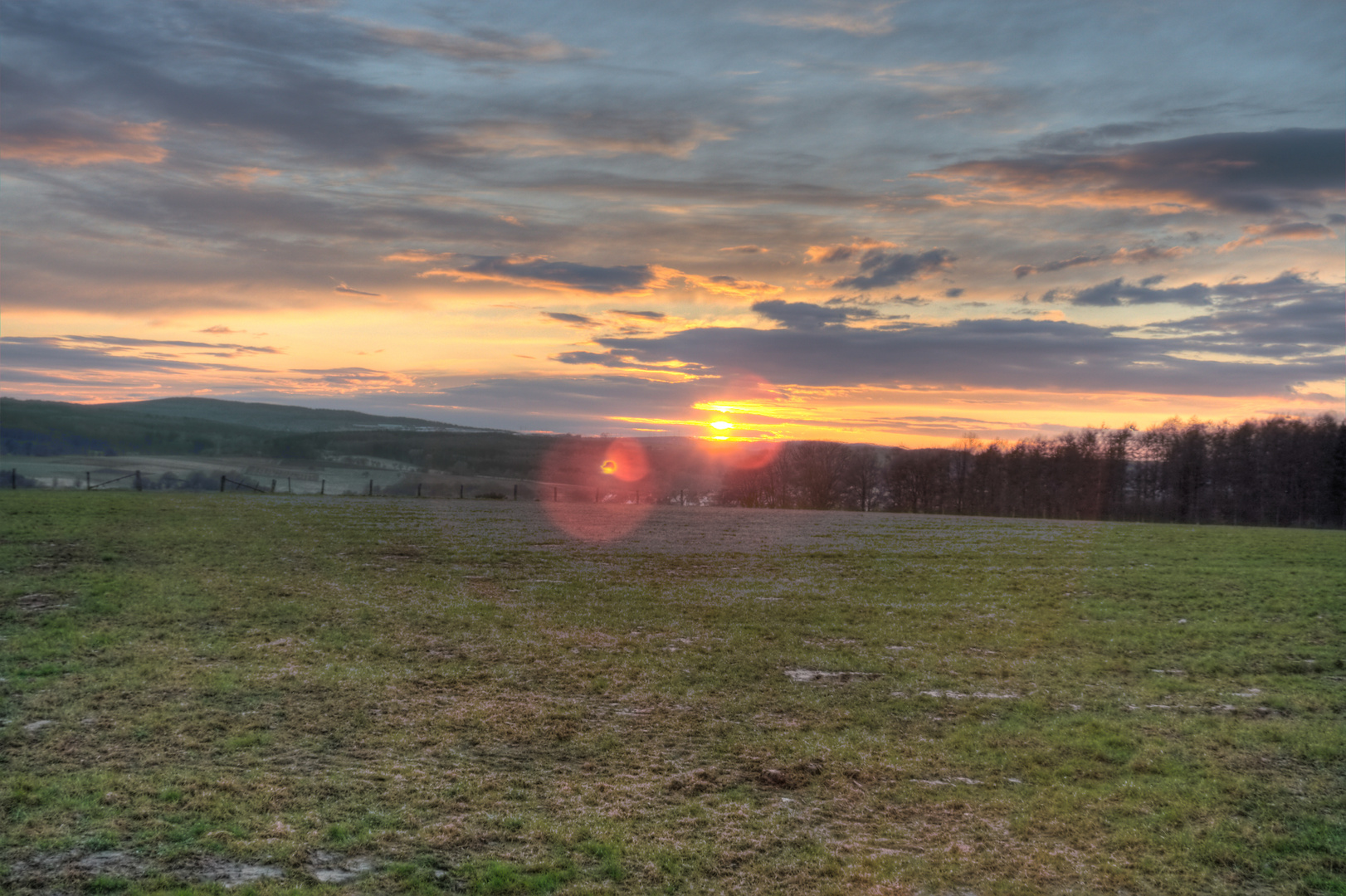 Sonnenuntergang über