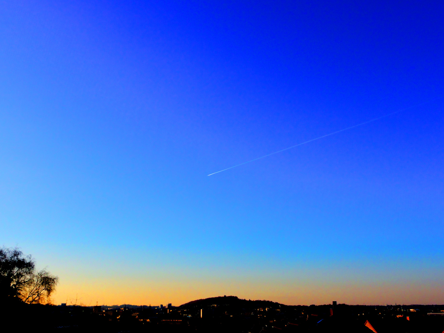 Sonnenuntergang über Aachen