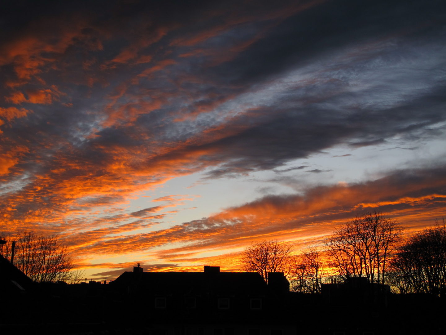 Sonnenuntergang über Aachen