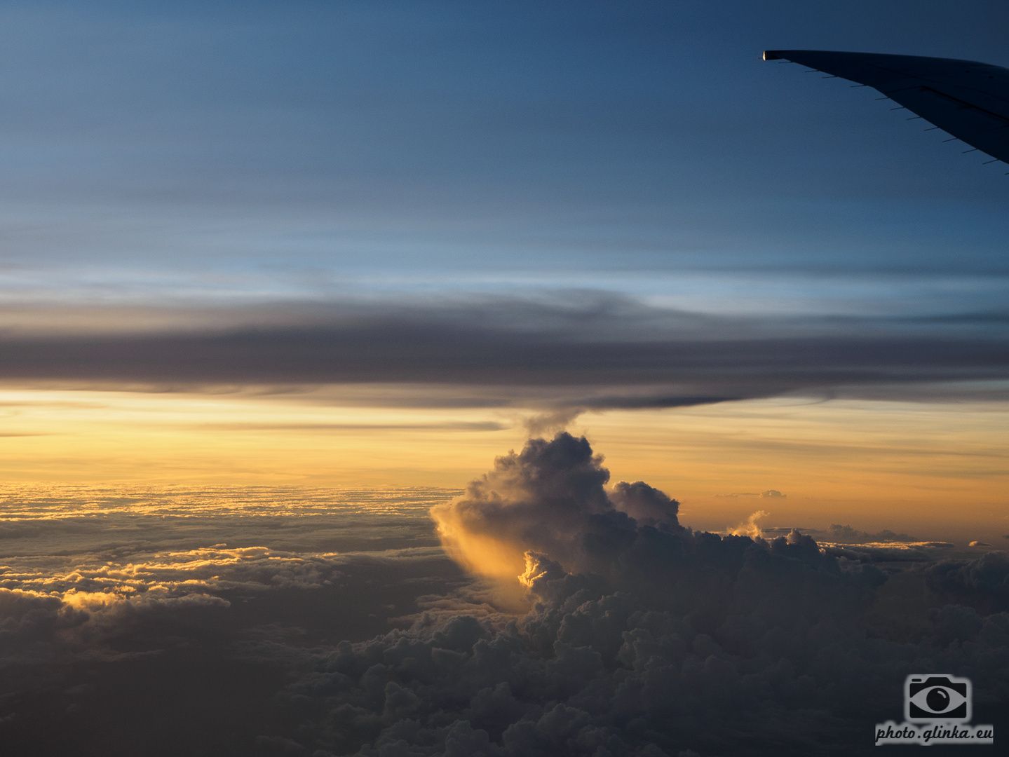 Sonnenuntergang über Afrika