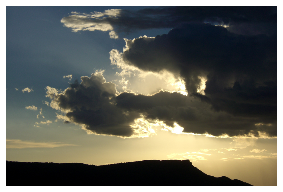 Sonnenuntergang ueber Alice Springs