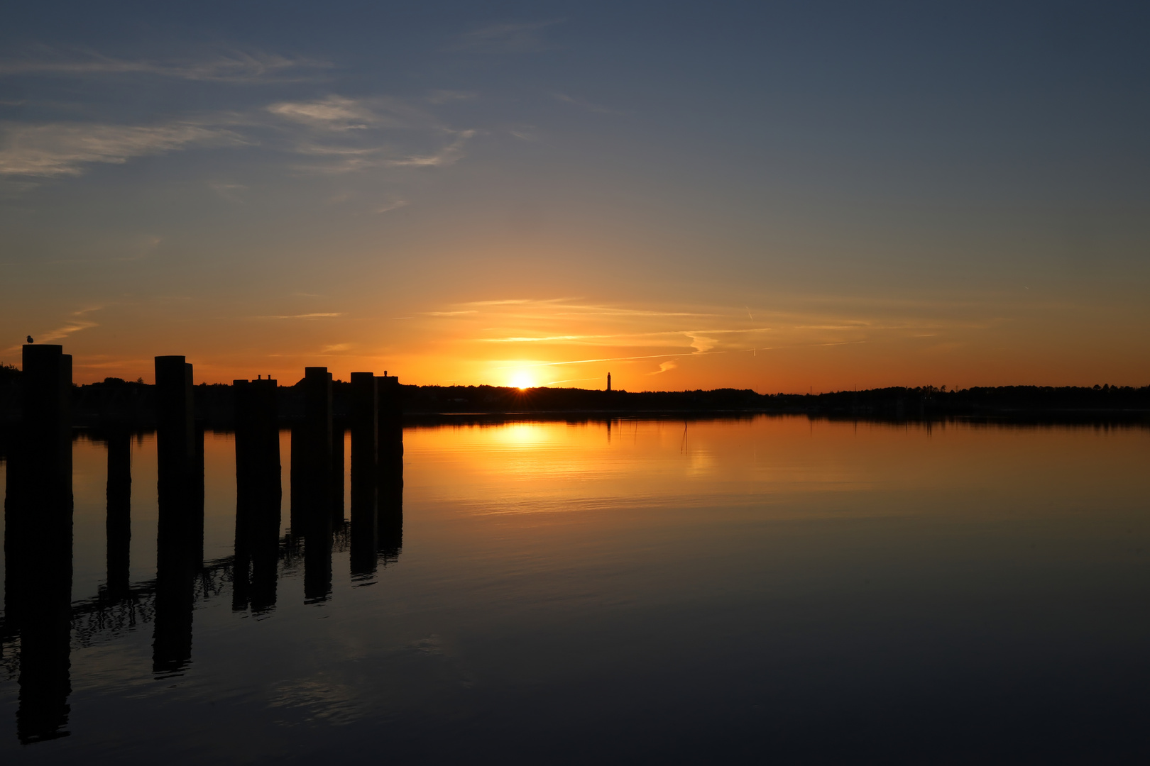 Sonnenuntergang über Amrum