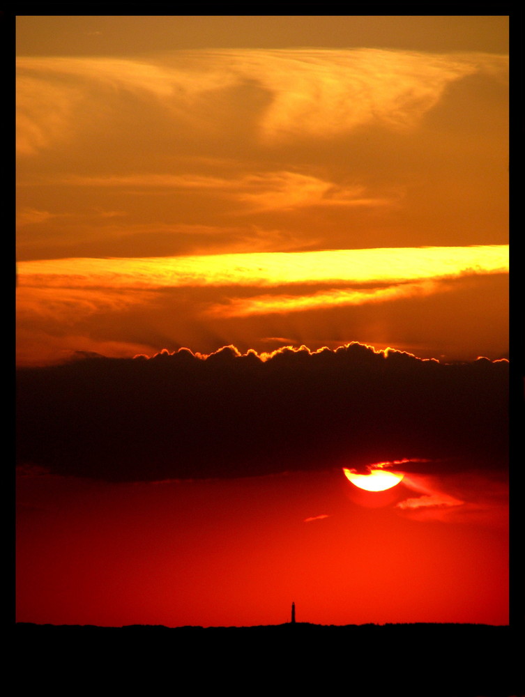 Sonnenuntergang über Amrum