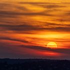 Sonnenuntergang über Augsburg