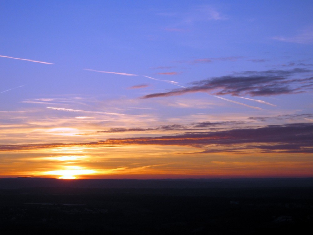 Sonnenuntergang über Bad Godesberg