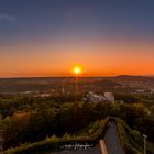 Sonnenuntergang über Bad Kissingen