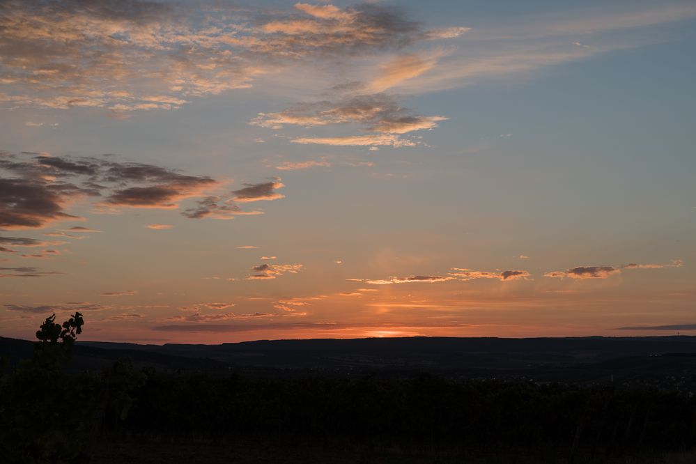 Sonnenuntergang über Bad Kreuznach