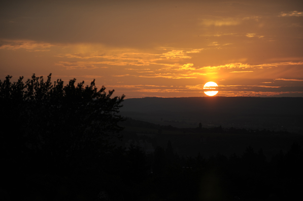 Sonnenuntergang über Bad Kreuznach