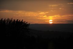 Sonnenuntergang über Bad Kreuznach