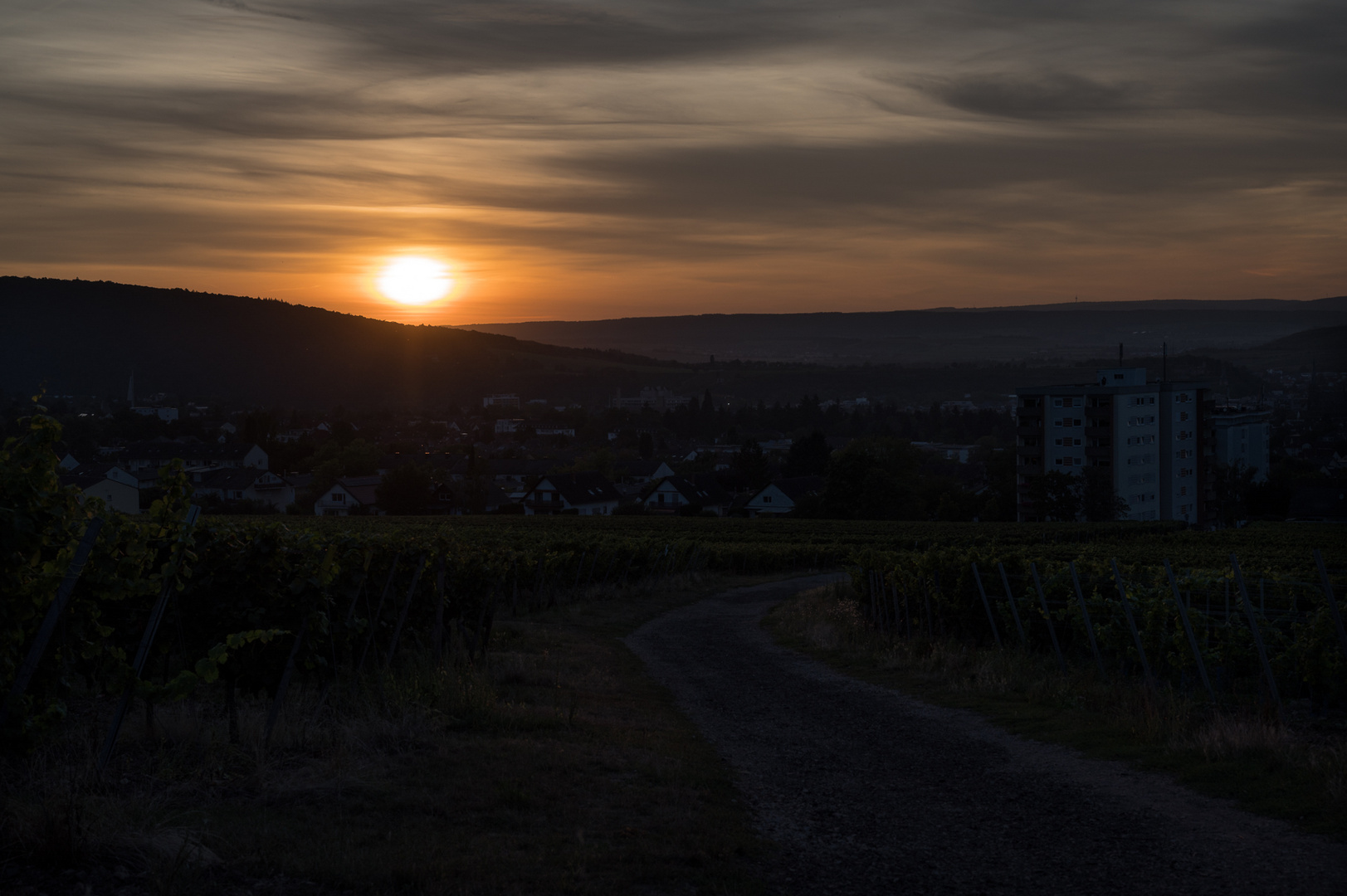 Sonnenuntergang über Bad Kreuznach I