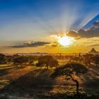 Sonnenuntergang über Bagan