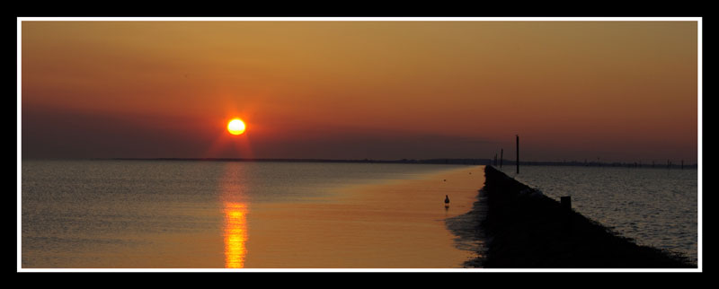 Sonnenuntergang über Baltrum