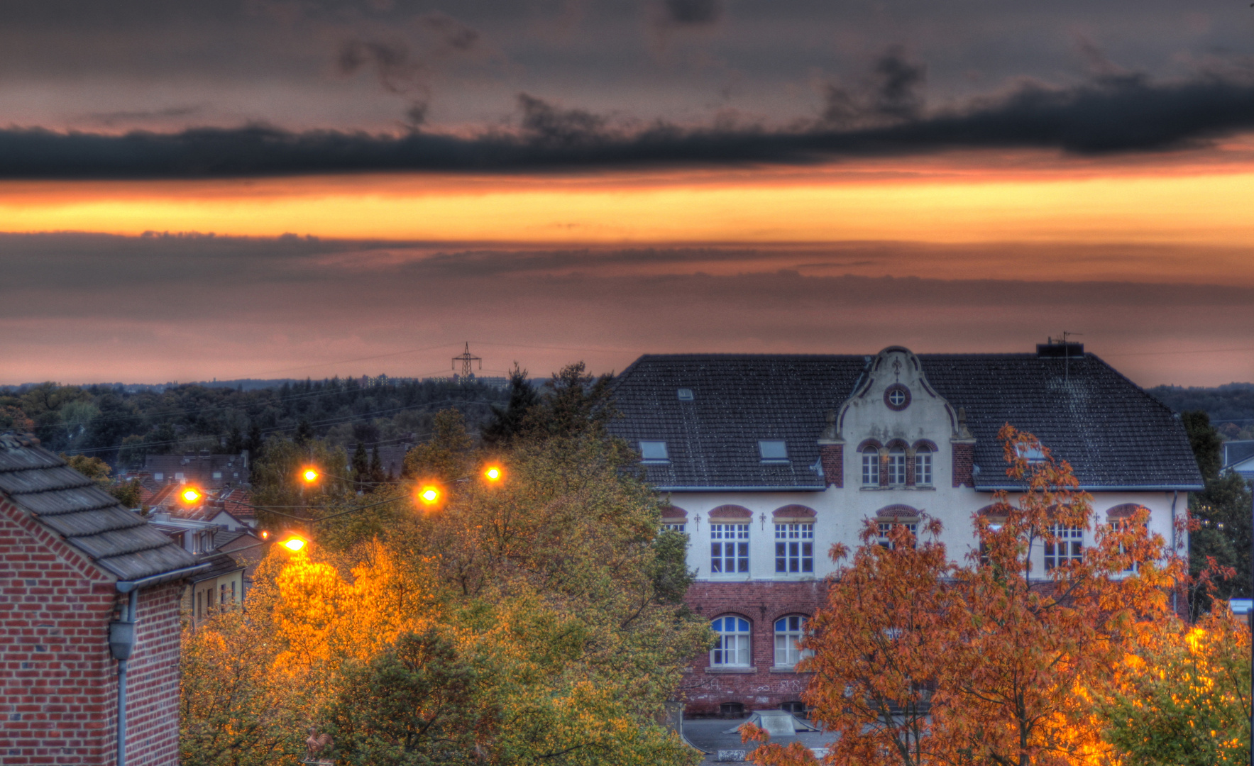 Sonnenuntergang über Bardenberg 2