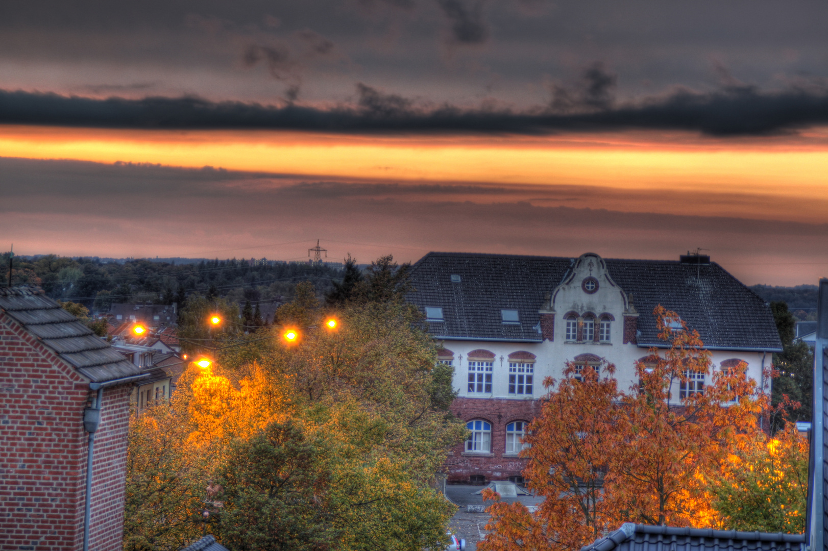 Sonnenuntergang über Bardenberg