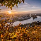 Sonnenuntergang über Basel