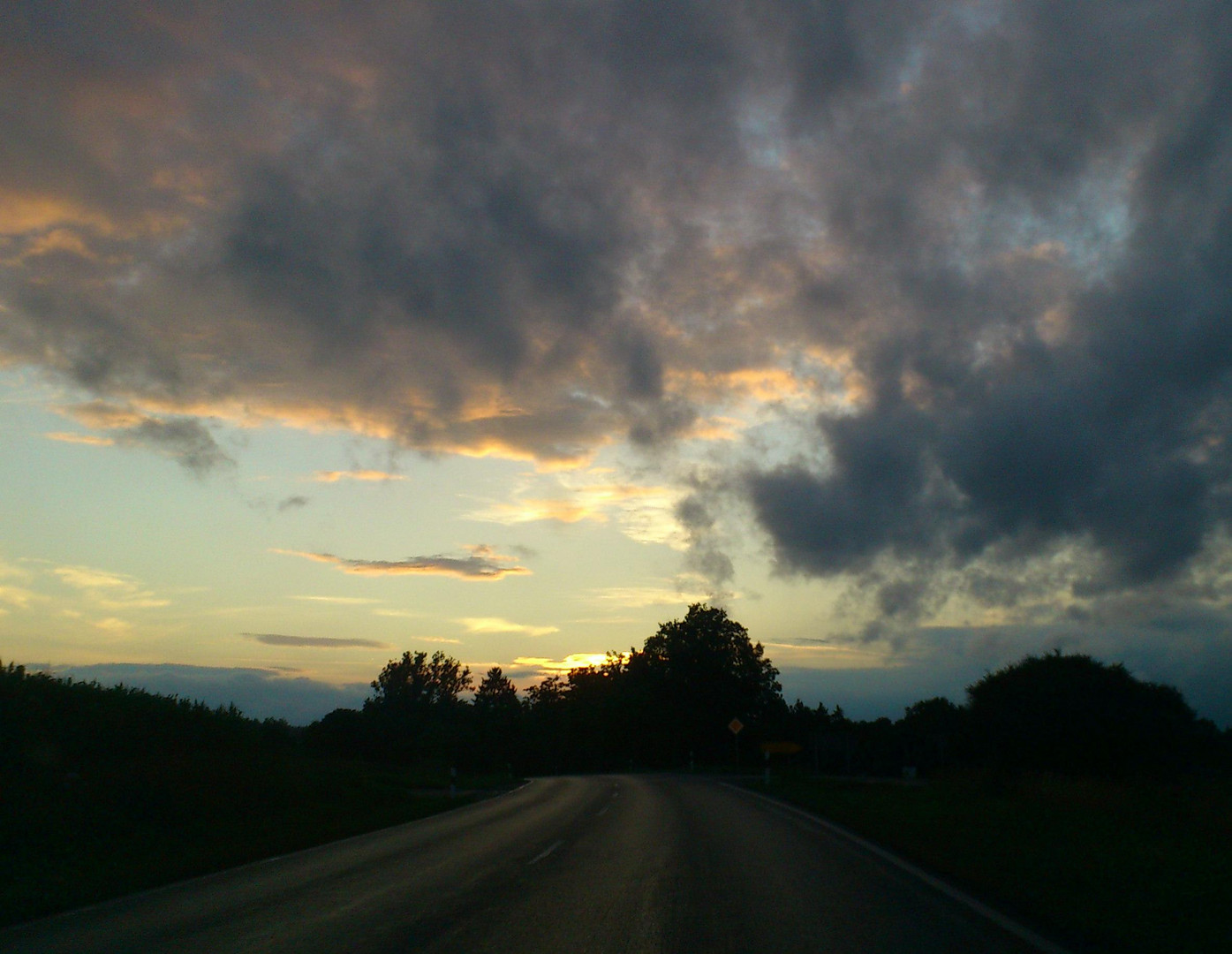 Sonnenuntergang über Bayreuth