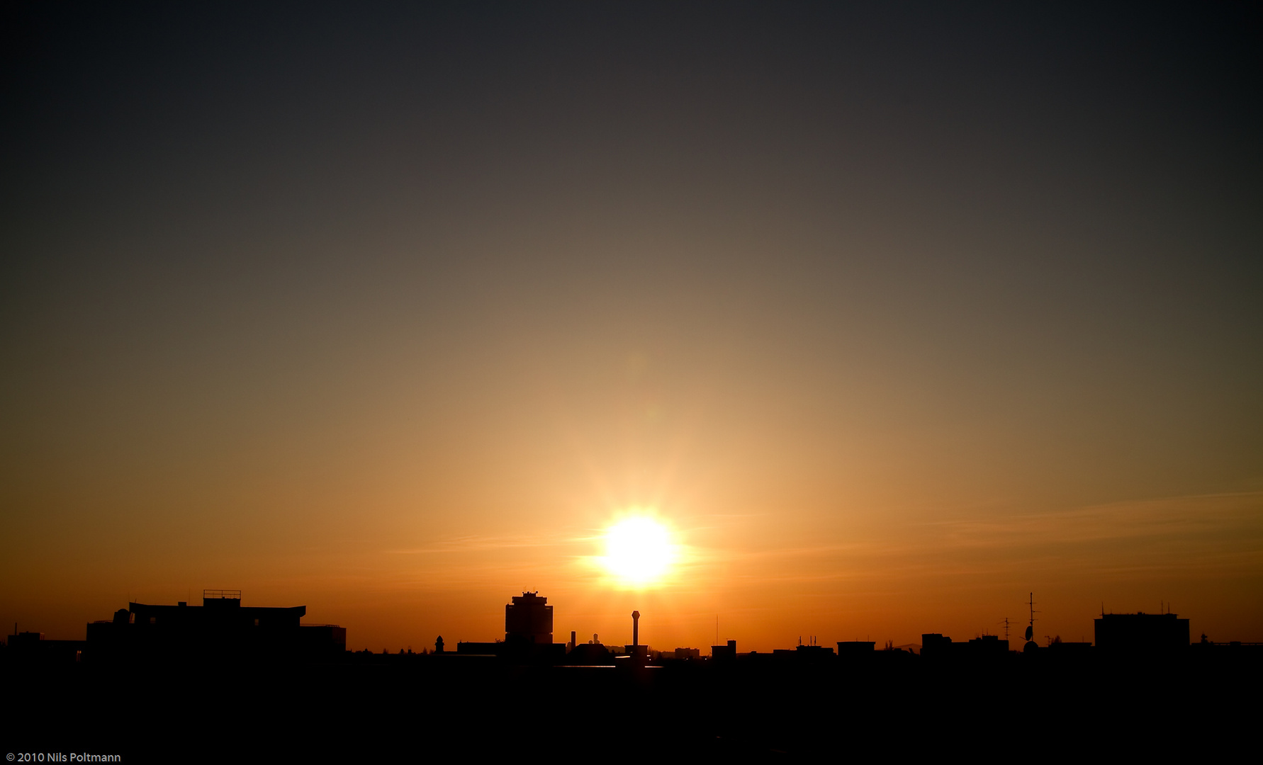 Sonnenuntergang über Berlin