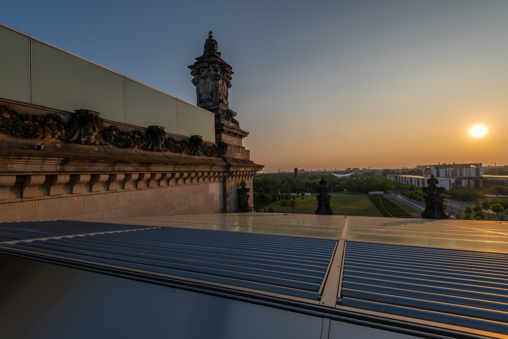 Sonnenuntergang über Berlin