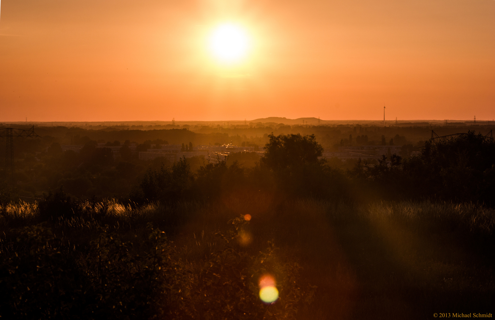 Sonnenuntergang über Berlin