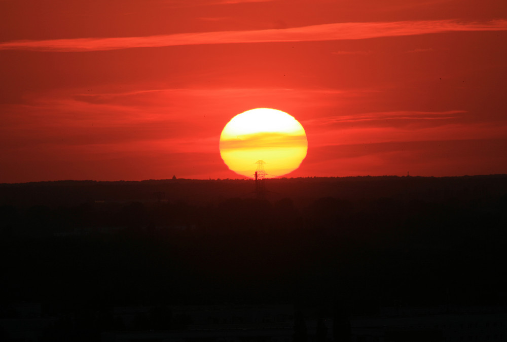 Sonnenuntergang über Berlin